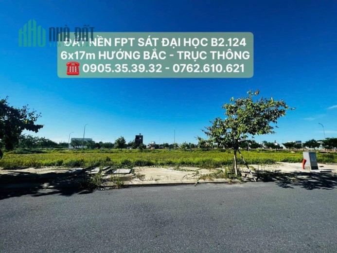 ĐẤT FPT ĐÀ NẴNG - VỊ TRÍ ĐẸP - GIÁ HỢP LÝ