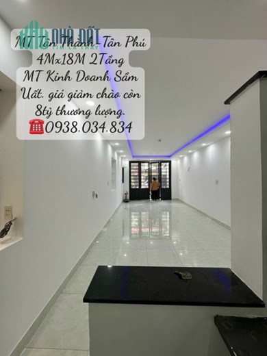 Nhà Mặt Tiền đường Phan Đình Phùng Quận Tân Phú 4Mx18M Giá chỉ 8TỶ.