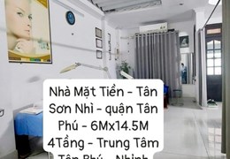 Bán Nhà Mặt Tiền Đường Tân Sơn Nhì Quận Tân Phú 6Mx14.5M 4Tầng Nhỉnh 13TY