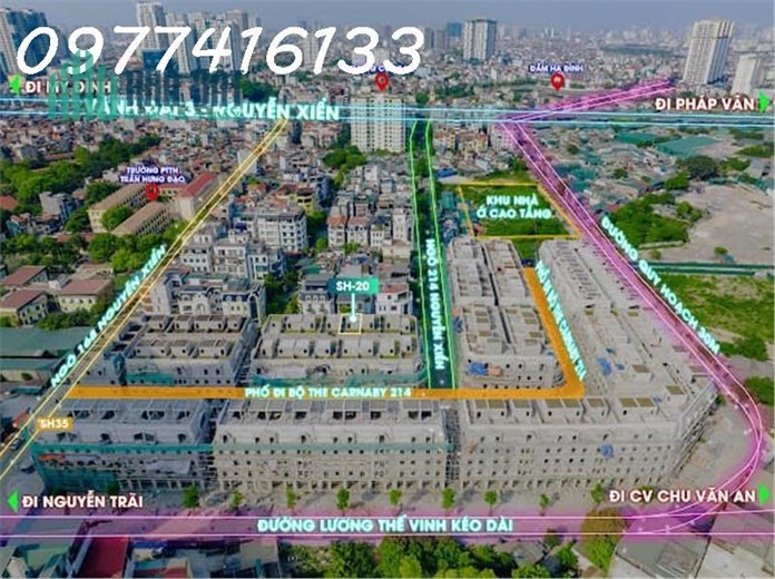 Cần bán gấp căn góc SH17 (Rue De Charme) tại trung tâm QThanh Xuân,Hà Nội, 133m2. Giá 32 tỷ