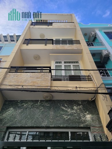 NHÀ 4 TẦNG - 2 MẶT HẺM - HẺM ÔTO - GẦN MẶT TIỀN.