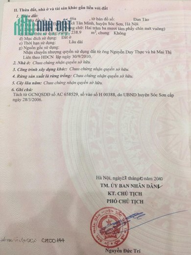 Chính Chủ Cần Chuyển Nhượng Lại Lô  Đất Cực Kỳ  Đẹp .