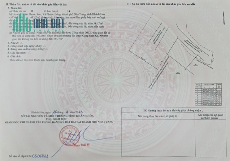 Cần Bán Nhanh Lô Đất Vị Trí Siêu Đắc Địa Tại Tỉnh Lộ 3 Nha Trang, Khánh Hòa