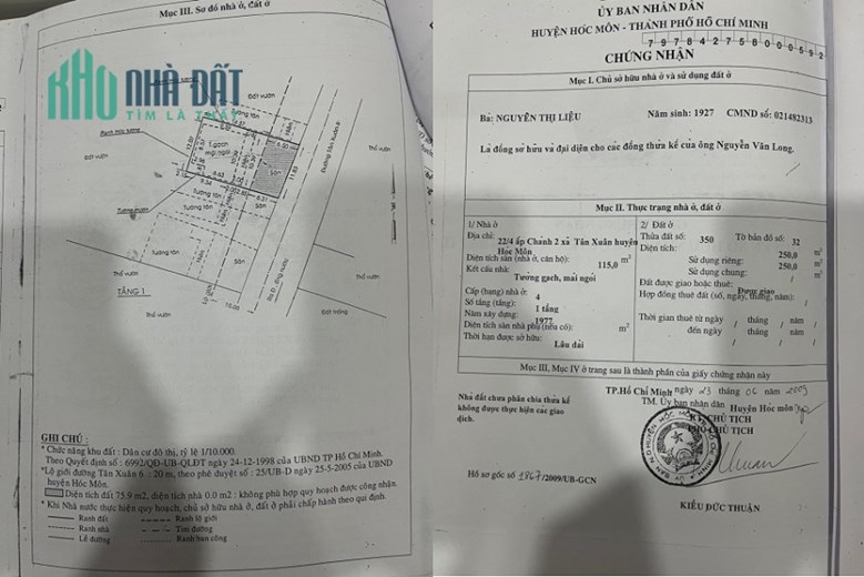 NHÀ ĐẸP - GIÁ TỐT - Cần Bán Căn Nhà Vị Trí Đẹp Tại Huyện Hóc Môn - HCM