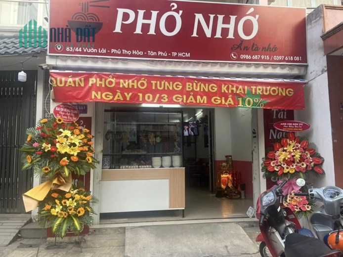 SANG NHƯỢNG QUÁN PHỞ  ĐỊA CHỈ 83/44 VƯỜN LÀI, THỌ HÒA, TÂN PHÚ, HỒ CHÍ MINH