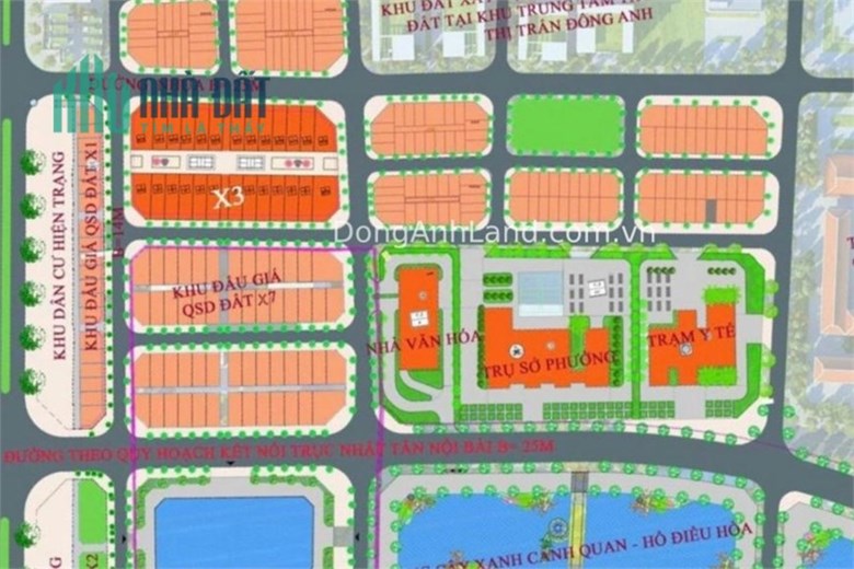 Bán đất đấu giá X7 Uy Nỗ Đông Anh – Đất vàng thủ đô