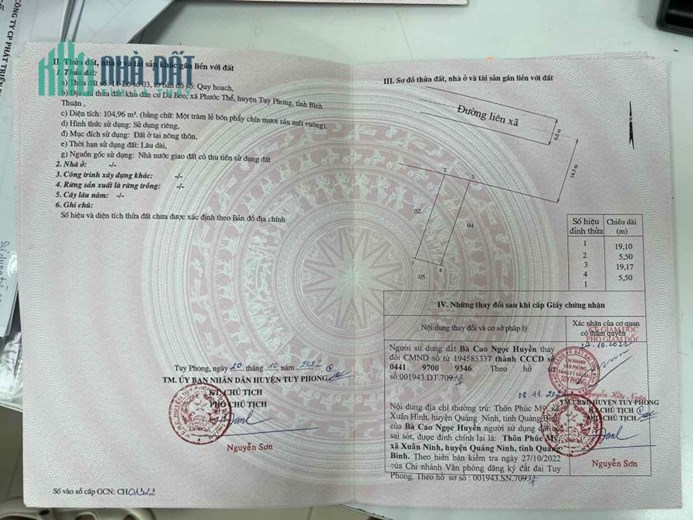 Chỉ 750tr sở hữu ngay lô đất biển Tuy Phong - Bình Thuận full thổ cư, đường 29m kết nối cao tốc
