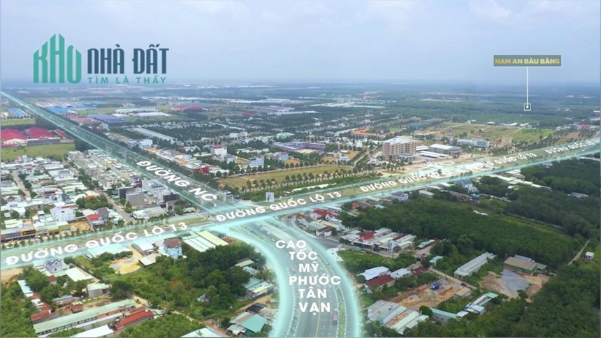 Đất nền Nam An Đã có sổ ngay Trung Tâm Hành Chính Bàu Bàng giá chỉ từ 1.550 tỷ