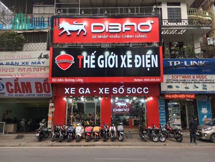 Cho thuê Tầng 1,2 địa chỉ 684 đường Láng hướng chính Tây Nam, diện tích 90m2, mặt tiền 8,8m cách