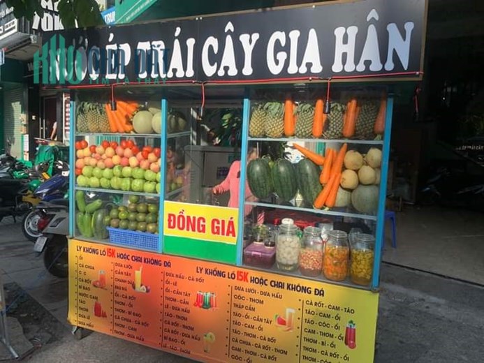 CẦN SANG XE NƯỚC ÉP TRÁI CÂY Địa chỉ: 43/8 Ấp Đông Lân - Bà Điểm - Hóc Môn - TP HCM