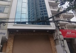 B Bán toà Văn Phòng mặt phố BẠCH MAI Dt 281m2* 9 tầng Mt 8m. Giá 140 tỷ