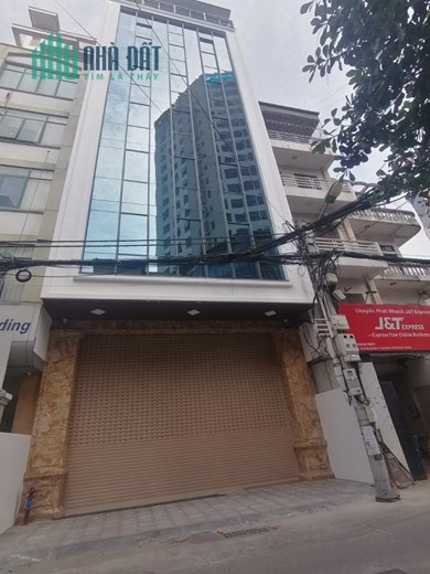 B Bán toà Văn Phòng mặt phố BẠCH MAI Dt 281m2* 9 tầng Mt 8m. Giá 140 tỷ