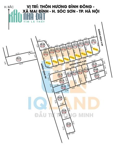 Chỉ Với Hơn Tỷ có Ngay Mảnh Đất 52m2 Tại Hương Đình - Mai Đình Sóc Sơn HN