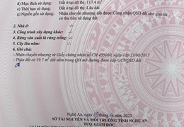 CHÍNH CHỦ Cần Bán Nhanh Lô Đất Vị Trí Siêu Đắc Địa Tại Thành Phố Vinh, Tỉnh Nghệ An.