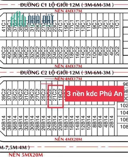 ĐẤT ĐẸP - GIÁ TỐT - Cần Bán Nhanh 3 Nền KDC Khu Đô Thị Phú An, Phường Phú Thứ, Cái Răng, Cần Thơ