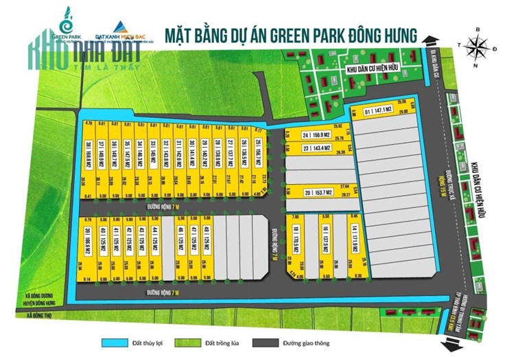 Bán đất nền Đông Hưng, tỉnh Thái Bình giá 5.9 tr/m2, cách khu công nghiệp Gia Lễ hơn 1km (tặng 5