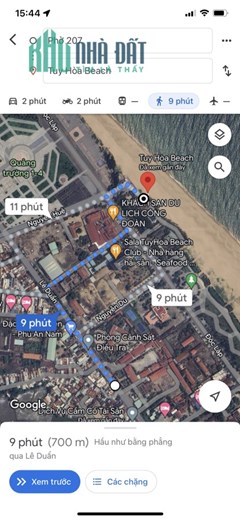 479M2 Mặt Tiền Lê Duẩn, TP Tuy Hòa, Phú Yên, Sau lưng Khách Sạn 5 SAO Sala Grand