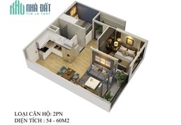 Căn 2PN - 54m2  vinhomes tây mỗ chỉ từ 2.15 tỷ LH xem nhà 0968396062