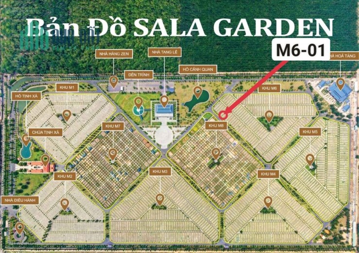 BÁN 9 PHẦN MỘ TRONG DỰ ÁN SALA GARDEN – ĐỒNG NAI (giá cạnh tranh nhất thị trường)