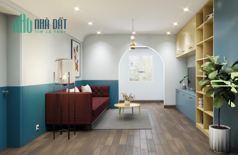 Tập thể Thịnh Hào 1, tặng nội thất, ngõ thông 62m tầng 2, SĐCC.