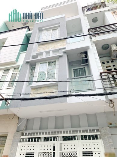 Nhà 4 tầng ôtô đậu trong nhà Dương Bá Trạc P1Q8. Giá 21 triệu