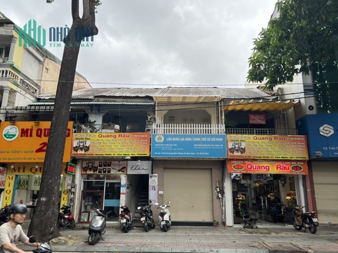 Cho thuê nhà mặt tiền 114B Trần Quang Khải, Phường Tân Định, Quận 1