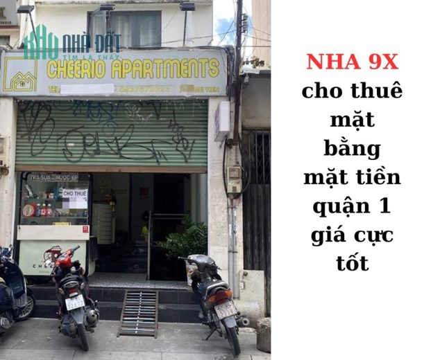 NHA 9X cho thuê mặt bằng kinh doanh mặt tiền quận 1