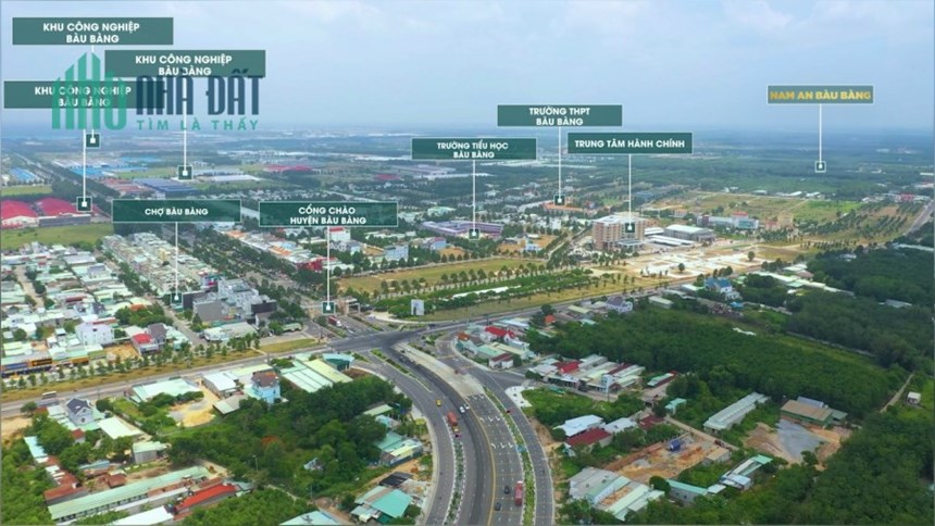 Siêu phẩm đất nền nam an liền kề kcn bàu bàng giá 1ty550