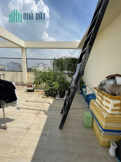 NHÀ MẶT TIỀN Ở VÀ KINH DOANH TRUNG TÂM QUẬN 7, 4 TẦNG, DT GẦN 100m2,  NGANG 9m, LỘ XE HƠI, NHĨNH 8