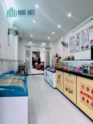 NHÀ MẶT TIỀN Ở VÀ KINH DOANH TRUNG TÂM QUẬN 7, 4 TẦNG, DT GẦN 100m2,  NGANG 9m, LỘ XE HƠI, NHĨNH 8