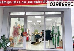Nhượng cửa hàng quần áo thời trang tại Núi Đôi, Sóc Sơn, 0398699080
