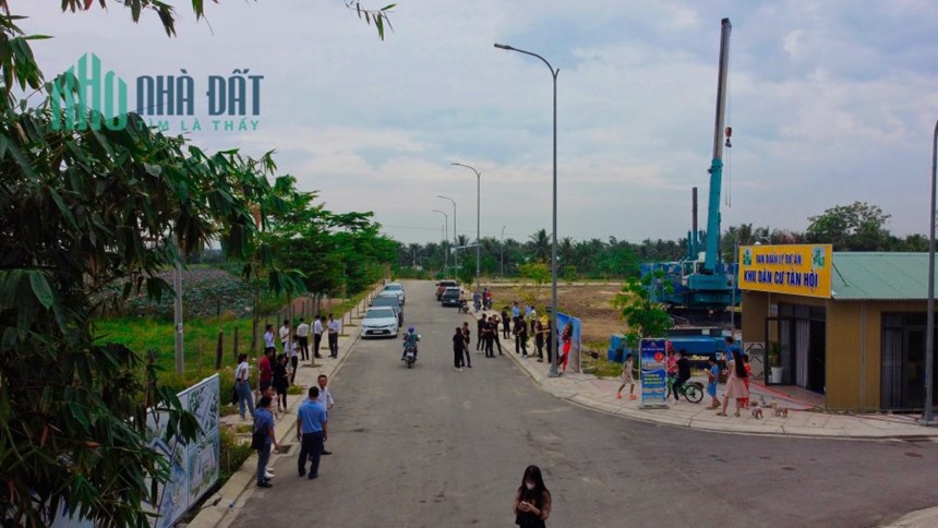Chỉ còn vài lô chiếc khấu cao tại KDC Tân Hội đầu đường Thống Nhất cơ hội cho khách hàng quyết