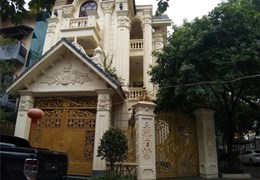 Cho thuê biệt thự lô góc 10 ô tô đỗ cửa, 225m2, 4 tầng khu đô thị Mễ Trì Hạ