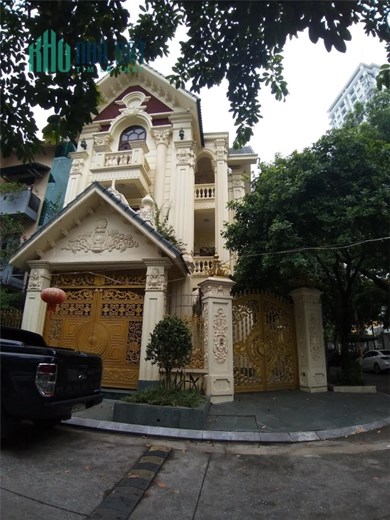 Cho thuê biệt thự lô góc 10 ô tô đỗ cửa, 225m2, 4 tầng khu đô thị Mễ Trì Hạ