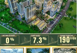 Trả Trước chỉ từ 190 triệu có ngay "2PN, 2WC" tại khu đô thị phức hợp Bcons City. Ân hạn gốc lãi 24
