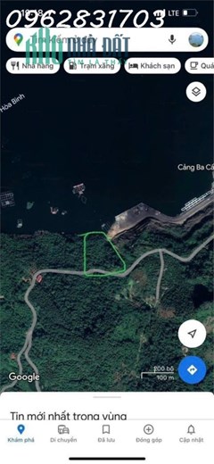 chủ cần tiền bán nhanh lô đất bám hồ hoà bình, cách thành phố chỉ 1km giá cực rẻ