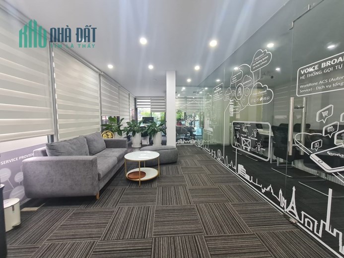 Bán toà văn phòng lô góc Thái Hà - Yên Lãng 85m2 7T thang máy thông sàn vị trí đắc địa - 31 tỷ