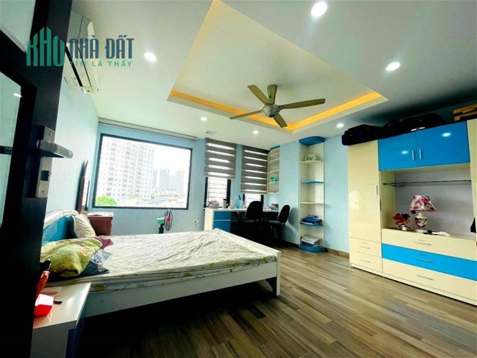 Kim Giang, Hoàng Mai, ô tô tránh, KD,VP, 128m, 7 tầng, 25.6 tỷ