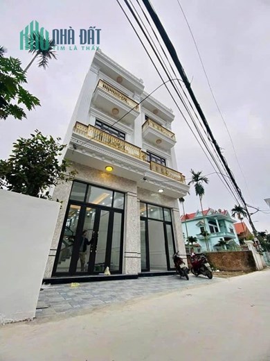 Bán nhà xây mới 77m 4 tầng có gara ô.tô GIÁ 4.68 tỉ ở Khúc Thừa Dụ - Lê Chân