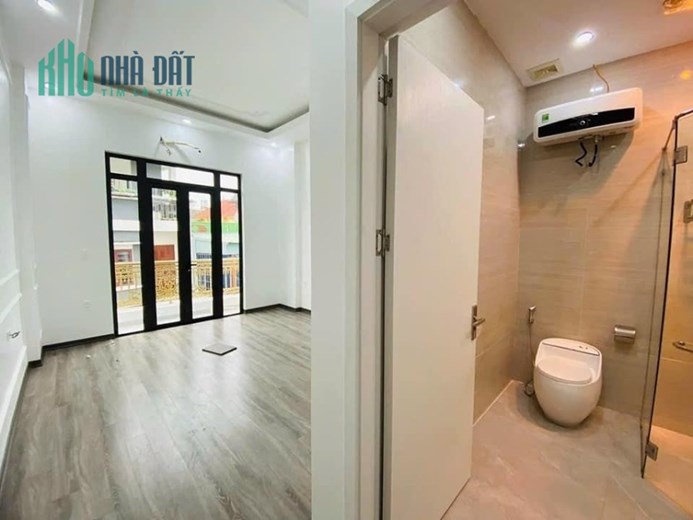 Bán nhà xây mới 77m 4 tầng có gara ô.tô GIÁ 4.68 tỉ ở Khúc Thừa Dụ - Lê Chân