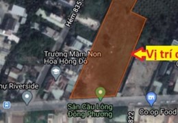 Lô đất mặt tiền Nguyễn Duy trinh phú hữu DT 5.50mm vị trí đẹp,