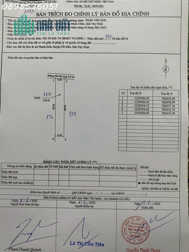 ĐẤT TÂY NINH - MUA ĐẤT TẶNG VÀNG - TRẢ GÓP 12 THÁNG 0 LÃI
