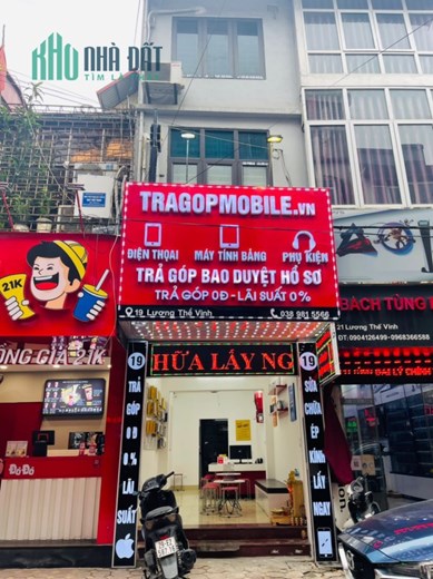 CHO THUÊ MẶT BẰNG KINH DOANH TẠI 19 LƯƠNG THẾ VINH- THANH XUAN BẮC- THANH XUÂN -HN
