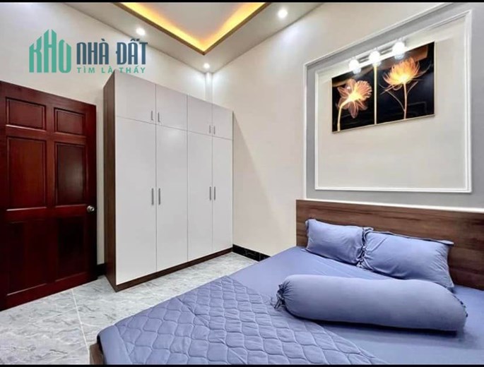 3 MT Đường 6m, 56m2 (4.1x14) 3 Tầng 3.6 tỷ – Chợ Cầu Quang Trung