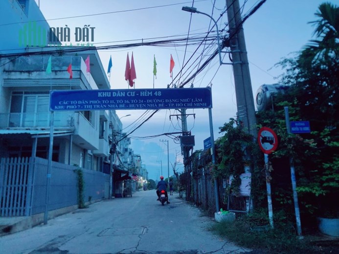 BÁN NHÀ HẺM XE HƠI ĐẶNG NHỮ LÂM, THỊ TRẤN NHÀ BÈ - 50M2