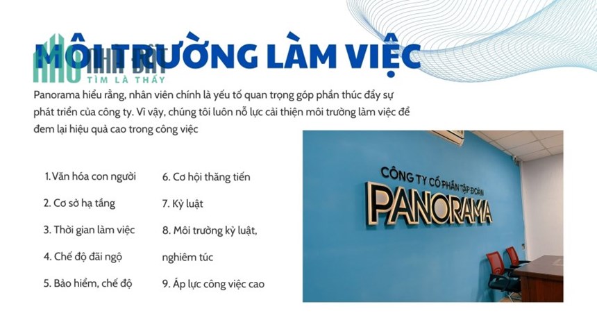 MÔI TRƯỜNG LÀM VIỆC TẠI PANORAMA