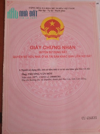 ĐẤT ĐẸP - GIÁ TỐT - Sở Hữu Ngay Lô Đất Đẹp Hẻm 71 Đường Trần Nhật Duật, Bảo Lộc, Lâm Đồng