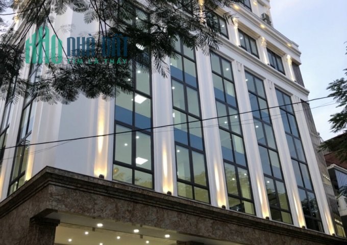 Cho Thuê tòa nhà Văn Phòng 11 tầng mặt phố Trần Thái Tông Dt 315m2 Mt 40m. Giá 800tr/th