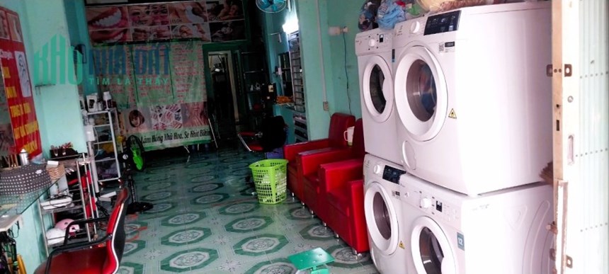 Sang tiệm tóc kết hợp giặt sấy 100m2 1pn mặt tiền đường 2 Trường Thọ