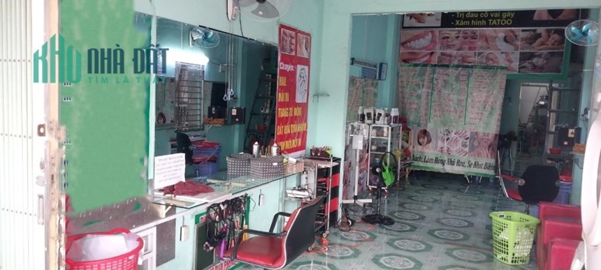 Sang tiệm tóc kết hợp giặt sấy 100m2 1pn mặt tiền đường 2 Trường Thọ
